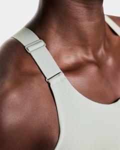 Bustieră alergare On Endurance Bra Zip W - gri Tin | suport ridicat - Img 5