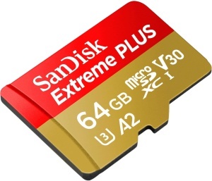 Card de memorie SanDisk Extreme PLUS microSDXC 64 GB, cu adaptor SD - Img 3