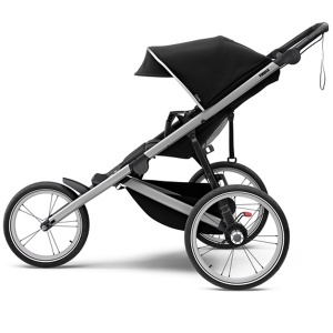 Carucior Thule Glide 2 Single Aluminium/Jet Black (model 2020) - Img 8