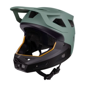Casca Force DROP downhill, verde-negru