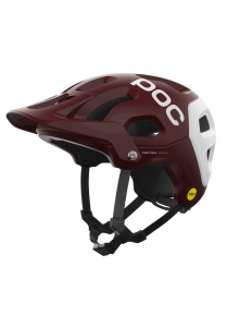 Casca MTB POC Tectal Race Mips - Garnet Red/Hydrogen White Matt