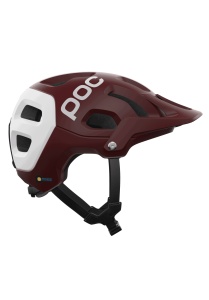 Casca MTB POC Tectal Race Mips - Garnet Red/Hydrogen White Matt - Img 3