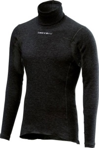 Castelli - Bluza de corp cu maneca lunga si guler Flanders Neck Warm - negru - Img 2