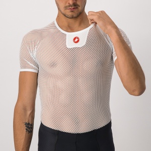Castelli - bluza de corp cu maneca scurta - Core Mesh 3 SS - 20-30 gr C - alb - Img 4