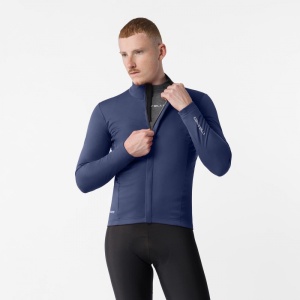Castelli - jacheta ciclism iarna - Salto 2 Jacket - albastru belgian - L