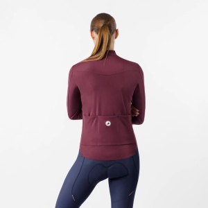 Castelli - jacheta ciclism iarna - Sweetspot W Jacket - bordeaux inchis - M - Img 2