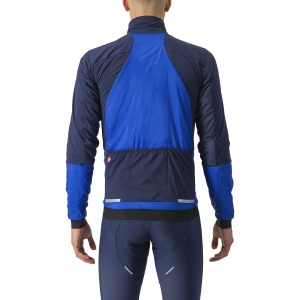 Castelli - Jacheta ciclism vreme rece sau iarna, Fly Thermal Jacket - albastru intens vivid albastru belgian - Img 2