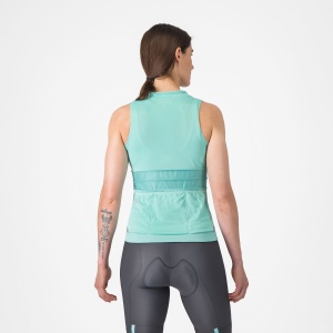 Castelli - maiou ciclism - Anima 4 Sleeveless - 20-35 gr C - albastru deschis - Img 2