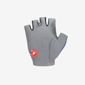 Castelli - manusi ciclism degete scurte - Superleggera Summer Glove - albastru belgian - Img 2