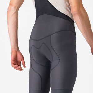 Castelli - pantaloni ciclism scurti cu bretele - Competizione 2 Bibshort - 15-35 gr C - gri inchis - Img 5