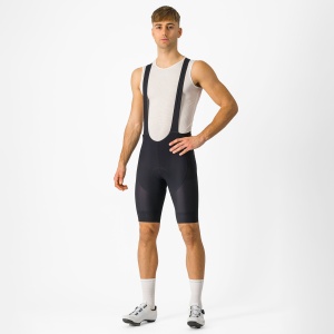 Castelli - pantaloni ciclism scurti cu bretele - Superleggera Bibshort - 20-40 gr C - negru - Img 5