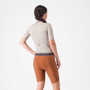 Castelli - pantaloni ciclism scurti - Espresso W Short - mocha - Img 2