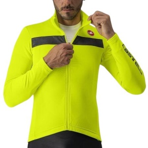 Castelli - tricou maneca lunga 14-20 gr C - Puro 3 FZ - galben fluo | reflex - Img 3