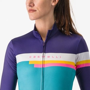 Castelli - tricou maneca lunga W 12-18 gr C - Tornare - mov | bleu - Img 4