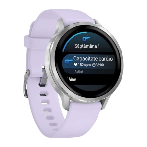 Ceas Garmin Venu 4 41MM Grey-Silver + Periwnkle - Img 2