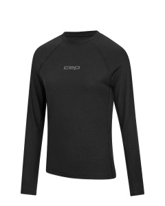CEP - bluza base layer maneca lunga - Core Run Merino W - black - L - Img 2