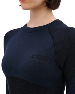 CEP - bluza base layer maneca lunga - Ski Merino 2.0 W - black - L - Img 5