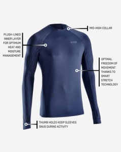 CEP - bluza cu maneca lunga - cold weather shirt LS - navy - Img 7