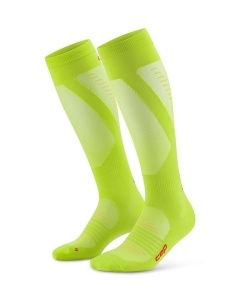 CEP - sosete compresie inalte - pro run ultralight socks tall - lime - Img 1