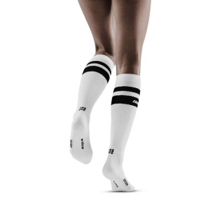 CEP - Sosete de compresie pentru femei 80's women socks - alb negru - Img 4