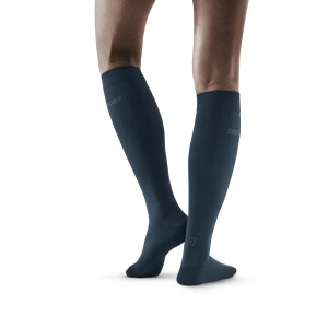 CEP - Sosete lungi compresie pentru femei Business Commuter Tall Compression women Socks - negru albastru - Img 3