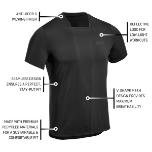 CEP - tricou tehnic - the run shirt short sleeve v4 - olive - Img 5