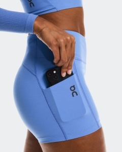Colanți scurți On 3" Performance Tights W - albastru Sailor | alergare - Img 5