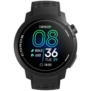 Coros - Pace Pro - ceas multisport GPS - curea silicon - Negru - Img 2