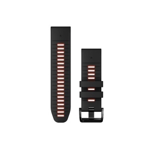 Curea Ceas Garmin Silicon Quickfit 26Mm Black/Flame Red 010-13281-06