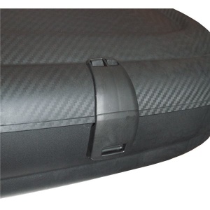 Cutie portbagaj Carbon Look 400L, Neagra, 169X79X37 - Img 7