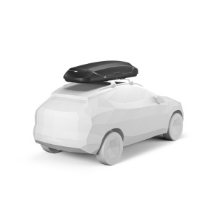 Cutie portbagaj Thule Pulse 2 XL, Negru Mat - Img 2