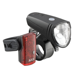 Far + stop AXA Greenline 15 Lux - 1 LED USB