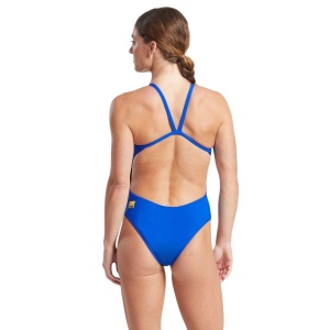 Finis - costum de baie intreg - Openback Solid Color - albastru intens afine - Img 4