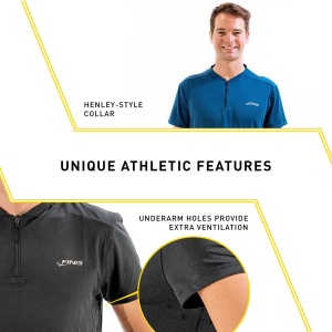 Finis - tricou sport Polo barbati Tech Polo - negru - Img 4