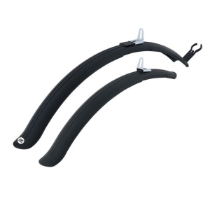 Force - set aparatori plastic bicicleta 24-26 inch - negru