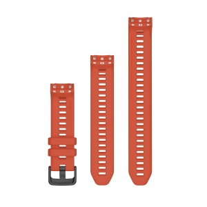 Garmin curea silicon pentru Instinct 2s/ 2s Solar - 20mm rosu Poppy - Img 2