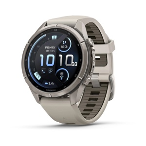 Garmin - fenix 9 AMOLED - 47 mm Titan DLC Carbon - Gray I Band Black - Img 18