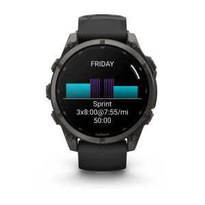 Garmin Fenix 9 AMOLED - 47 mm Titan DLC Carbon - Smartwatch Multisport Premium cu AMOLED - Img 9