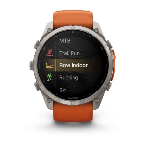Garmin Fenix 9 Pro AMOLED inReach - 51 mm Titan Autumn Orange - Smartwatch Multisport Premium cu AMOLED - Img 6