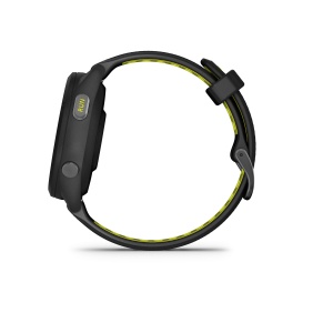 Garmin - Forerunner 265s ceas multisport cu GPS AMOLED - Ramă şi carcasă neagră cu curea din silicon neagră/Amp Yellow - Img 8