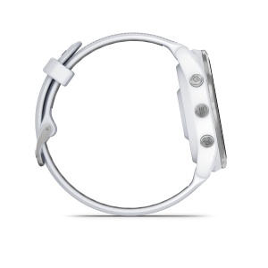 Garmin - Forerunner 965 ceas multisport cu GPS AMOLED - Ramă din titan cu carcasă Whitestone şi curea din silicon Whitestone/gri pudră - Img 9