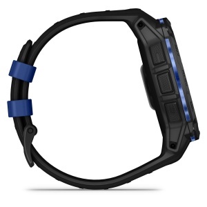Garmin - Instinct 3 - 45 mm AMOLED - Black with Bolt Blue | Black Band - Img 73