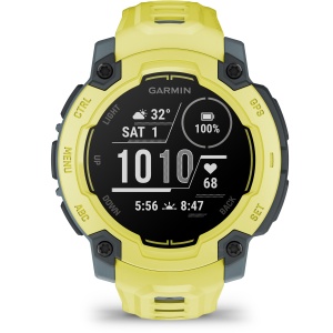Garmin - Instinct 3 - 45 mm AMOLED - Black with Bolt Blue | Black Band - Img 153