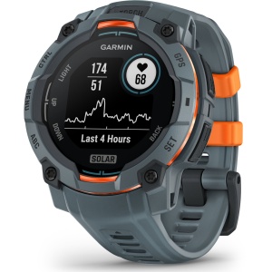Garmin INSTINCT 3 - 45 mm Solar albastru Twilight - smartwatch robust cu GPS - Img 3