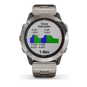 Garmin - quatix 6x Solar Titanium - ceas inteligent premium cu GPS cu functii avansate pentru sport si navigatie - 51mm diametru - Img 6