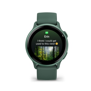 Garmin - vivoactive 6 smartwatch cu GPS și AMOLED - ramă și carcasă verde Jasper - bratara din silicon verde Jasper - Img 5