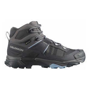 Ghete Drumetie Femei Salomon X Ultra 5 Mid GORE-TEX Asphalt / Castlerock / Brunnera Blue
