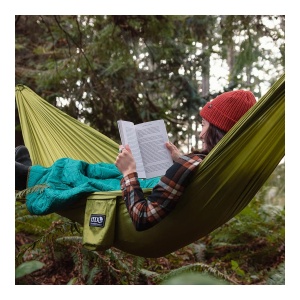 Hamac Unisex ENO TravelNest Hammock + Straps Combo Green - Img 7