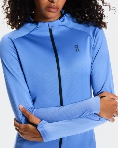 Hanorac On Climate Zip Hoodie W - albastru Iceberg | alergare - Img 4