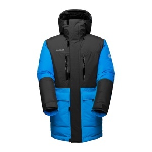 Jacheta Barbati Mammut Arctic In Hooded Parka Glacier Blue-Black - Img 6